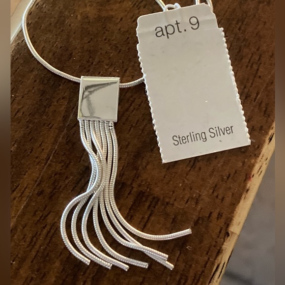 NWT Apt. 9 sterling silver necklace - Picture 2 of 8